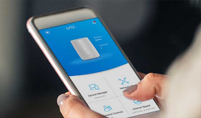 download the Orbi app in your phone